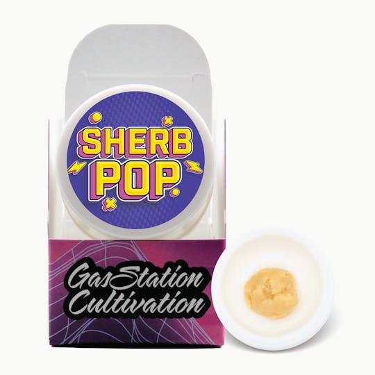 Gas Station Cultivation - Sherb Pop Cured Resin Badder 1G - 1