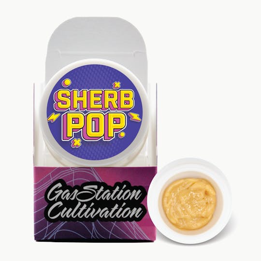 Gas Station Cultivation - Sherb Pop Cured Resin Badder 3.5G - 1