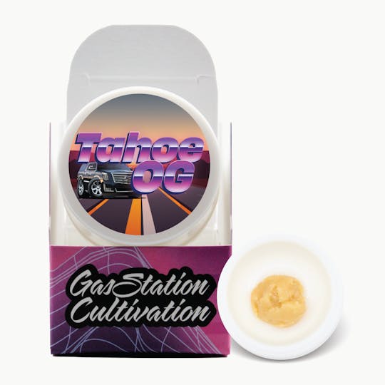 Gas Station Cultivation - Tahoe OG Cured Resin Badder 1G - 1