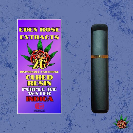 Eden Rose Processing - Eden Rose Cured Resin Disposable 2g - Purple Ice Water (Hybrid) - 1