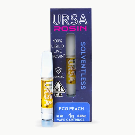URSA Extracts - PCG Peach 1G Live Rosin Cartridge - 1