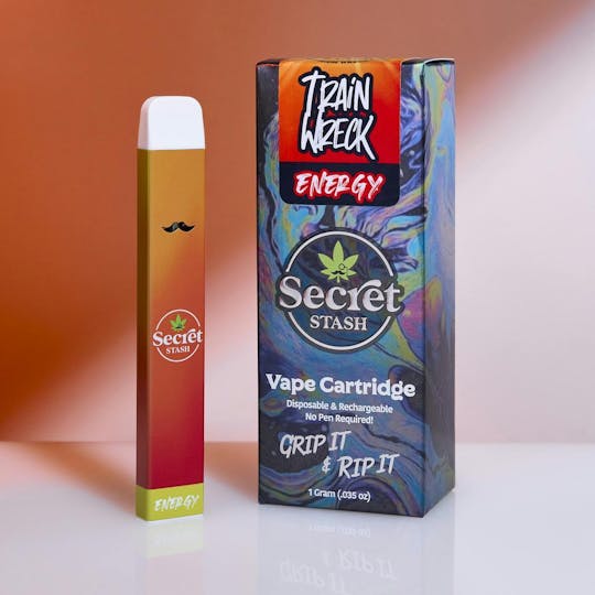 Secret Stash - Secret Stash | Disposable Cart | Energy | Trainwreck | 1g - 1