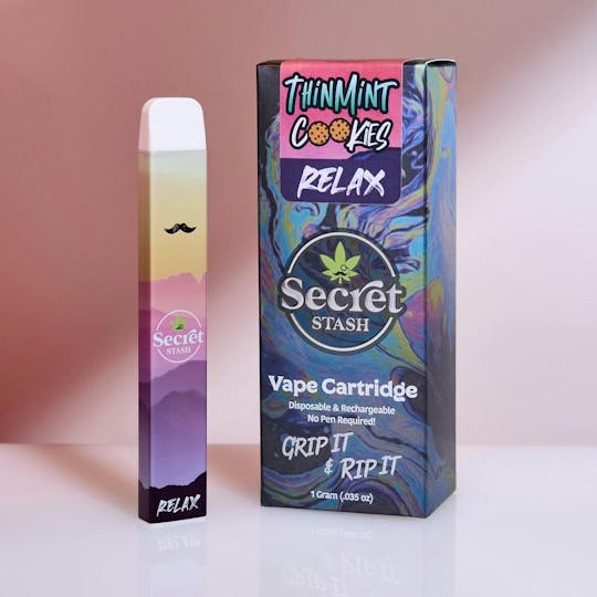 Secret Stash - Secret Stash | Disposable Cart | Relax | Thin Mint Cookies | 1g - 1