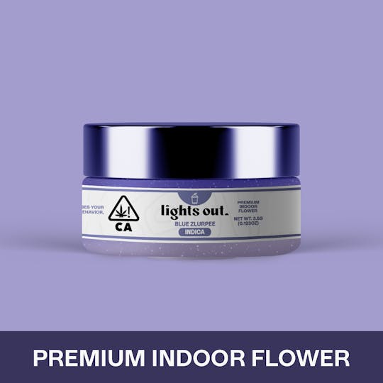 Lights Out - Blue Zlurpee (Indica) Flower 3.5g - 1