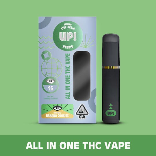 UP! - Banana Cookies (Hybrid) Live Resin All-In-One Vape 1g - 1