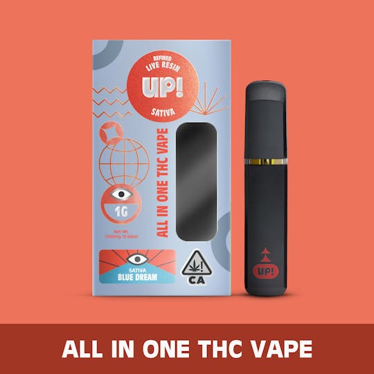 UP! - Blue Dream (Sativa) Live Resin All-In-One Vape 1g - 1