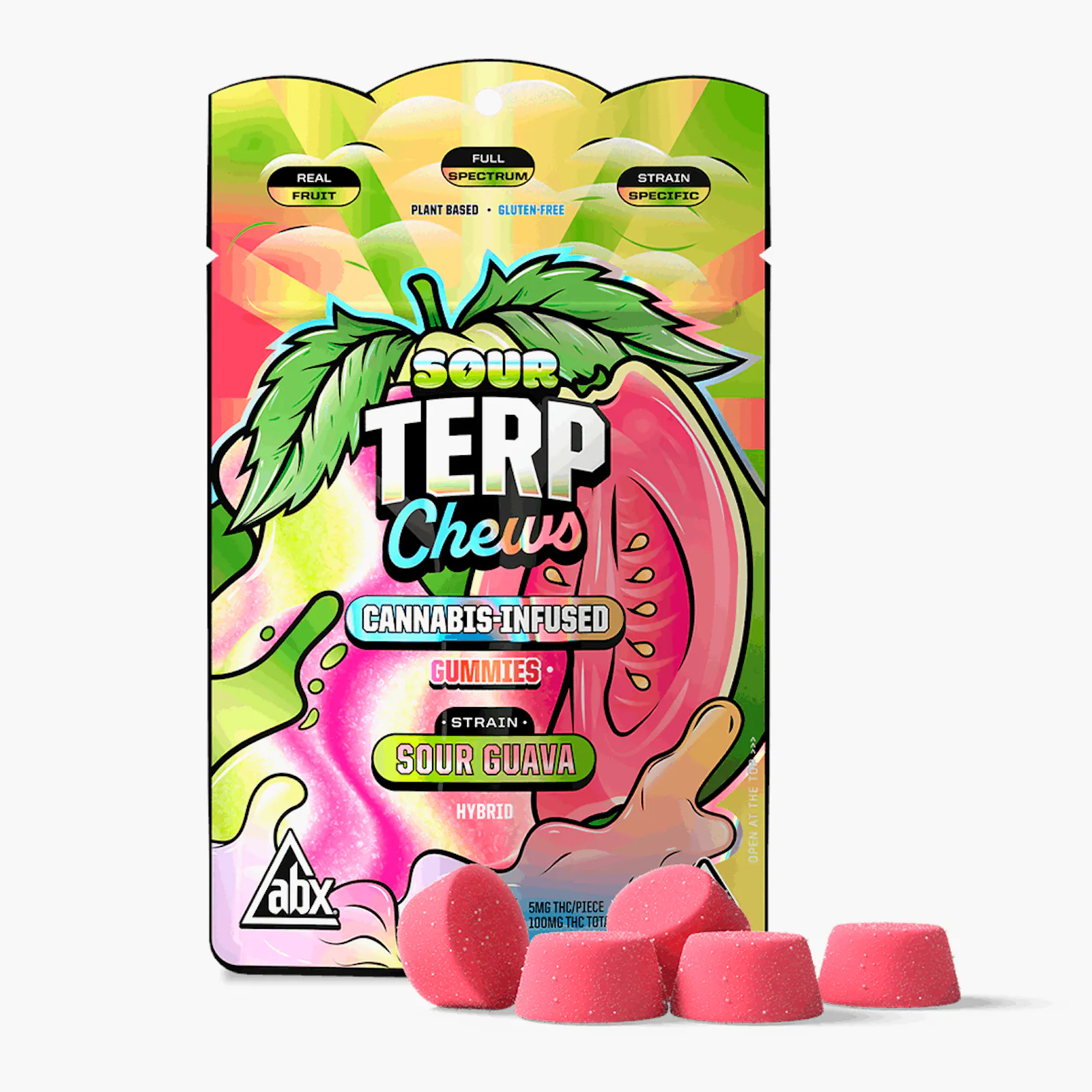 ABX - Sour Guava Terp Chews - 100mg