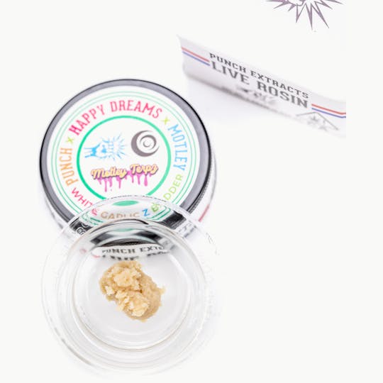Punch Edibles & Extracts - White Garlic Z Tier 4 Live Rosin Cold Cure Badder (1g) - 1