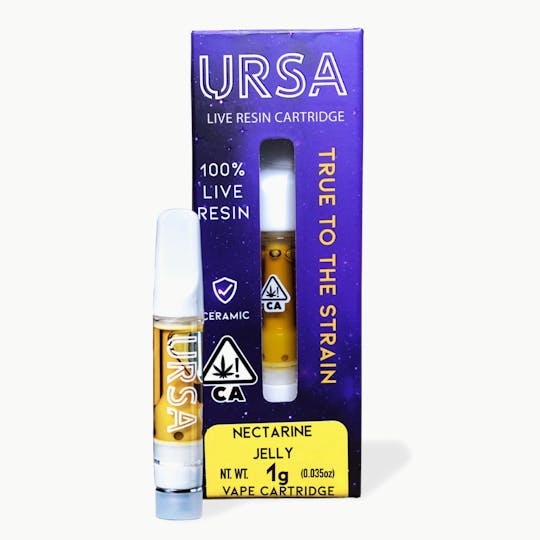 URSA Extracts - Nectarine Jelly 1G Live Resin Cartridge - 1