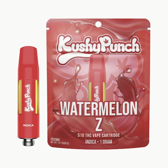 Kushy Punch - 1G Kushy Punch 510 Vape Cart - Watermelon Z - 1