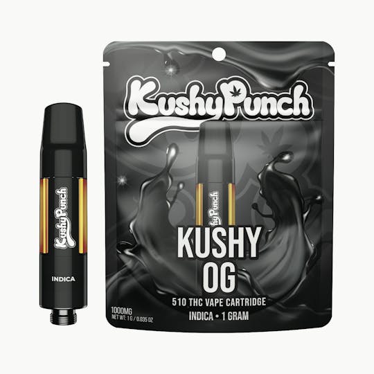 Kushy Punch - 1G Kushy Punch 510 Vape Cart - Kushy OG (Strain Series) - 1