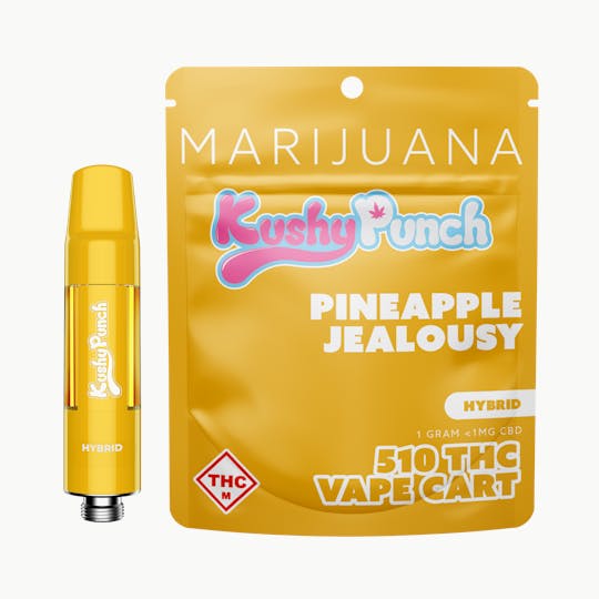 Kushy Punch - 1G Kushy Punch 510 Vape Cart - Pineapple Jealousy - 1