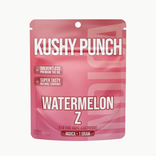 Kushy Punch - 1G Kushy Punch 510 Vape Cart - Watermelon Z - 1