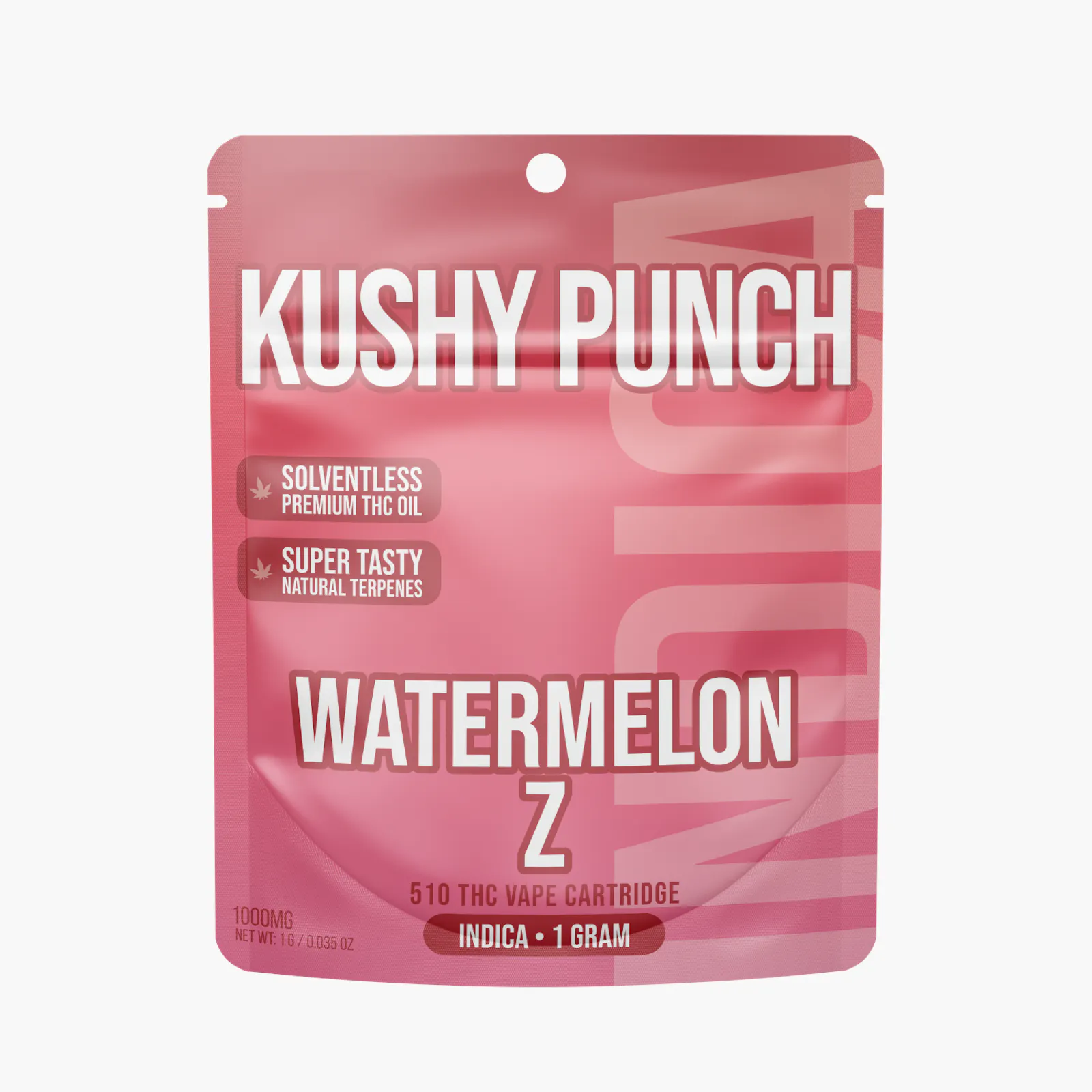 1G Kushy Punch 510 Vape Cart - Watermelon Z