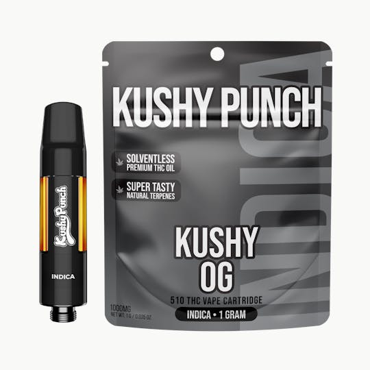 Kushy Punch - 1G Kushy Punch 510 Vape Cart - Kushy OG (Strain Series) - 1