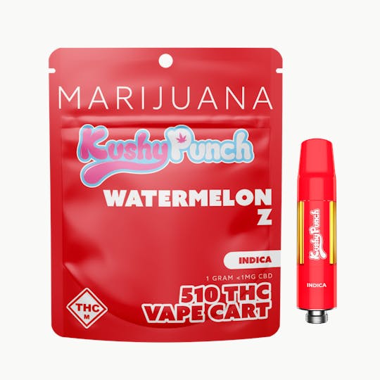 Kushy Punch - 1G Kushy Punch 510 Vape Cart - Watermelon Z - 1