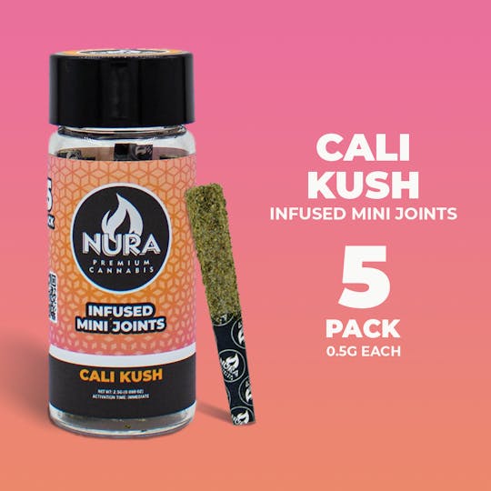 Nura - Cali Kush | Infused Mini Joints | 5pk - 1