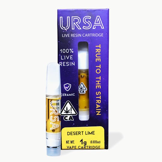 URSA Extracts - Desert Lime 1G Live Resin Cartridge - 1