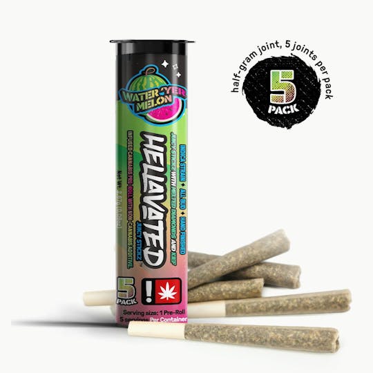 Hellavated - Water 'Yer Melon Juicy Stickz 5 pack - 1
