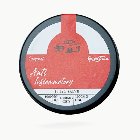 Green Truck - Green Truck - Salve: 1:1:1 THC/CBD/CBG - Anti-Inflammatory Original - 1