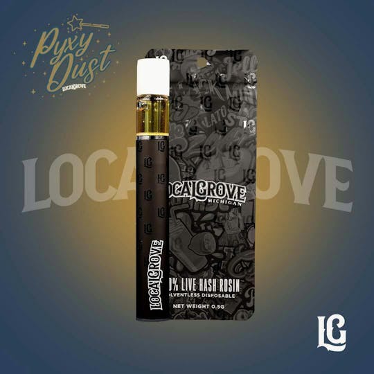 Localgrove - Local Grove Live Hash Rosin Disposable | Pyxy Dust | 0.5G - 1