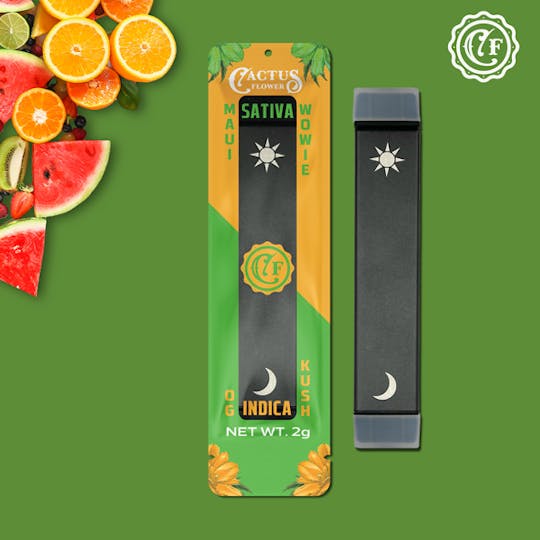 Cactus Flower - Maui Wowie/OG Kush 2G Dual Vape - 1