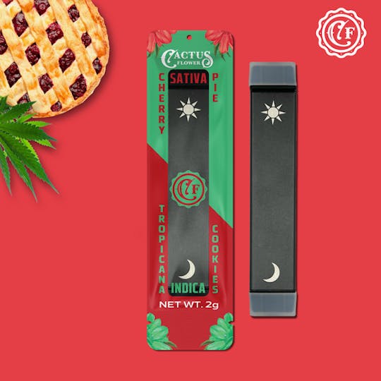 Cactus Flower - Cherry Pie/Tropicana Cookies 2G Dual Vape - 1