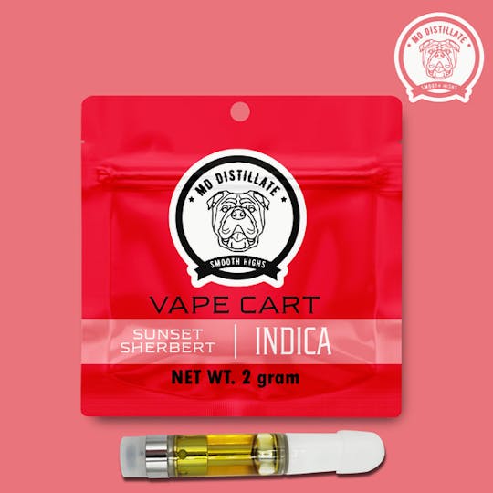 Cactus Flower - Mad Dog 2G 510 Thread Cartridge - Sunset Sherbet - 1