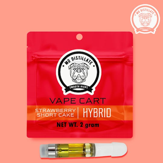 Cactus Flower - Mad Dog 2G 510 Thread Cartridge - Strawberry Shortcake - 1