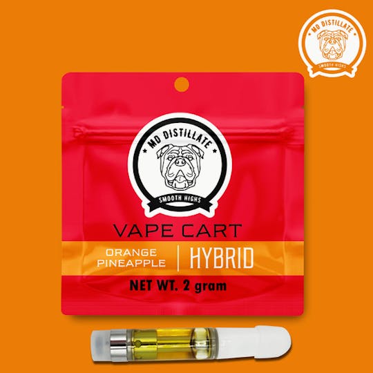 Cactus Flower - Mad Dog 2G 510 Thread Cartridge - Orange Pineapple - 1