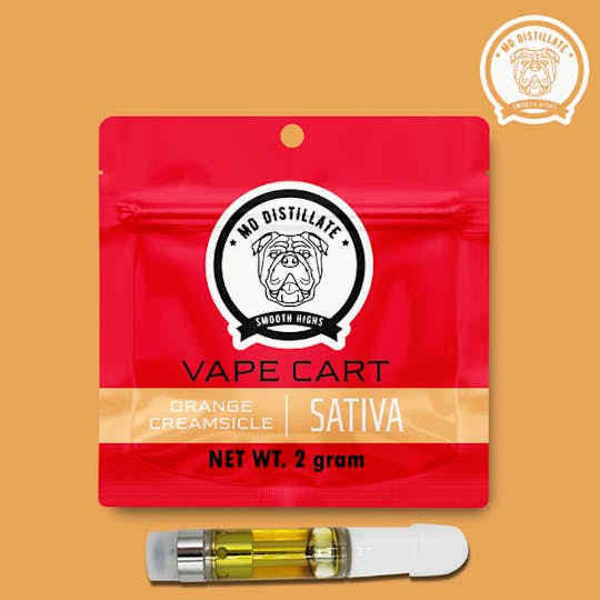 Cactus Flower - Mad Dog 2G 510 Thread Cartridge - Orange Creamsicle - 1