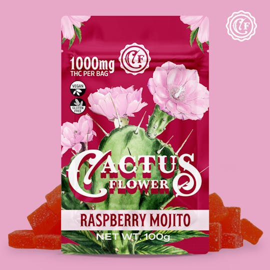 Cactus Flower - Raspberry Mojito Gummies - 1
