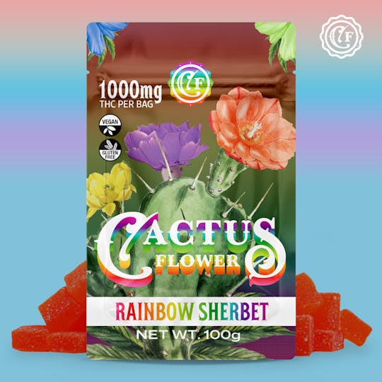 Cactus Flower - Rainbow Sherbet Gummies - 1