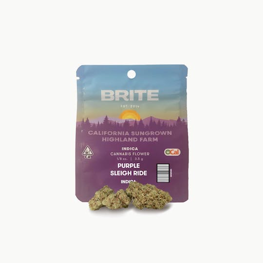 Brite Labs - BRITE Highland OCal Flower (3.5g) - I - Purple Sleigh Ride - 1