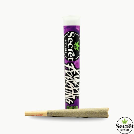 Secret Stash - Secret Stash | Full Bud Pre Roll | Purple Frosting | 1.2g - 1