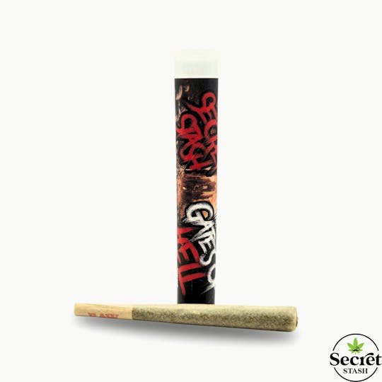 Secret Stash - Secret Stash | Full Bud Pre Roll | Gates of Hell | 1.2g - 1