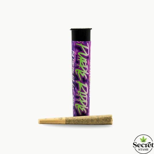 Secret Stash - Secret Stash | Full Bud Pre Roll | Purple Ripple | .5g - 1