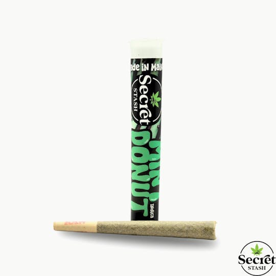 Secret Stash - Secret Stash | Full Bud Pre Roll | Mint Donut | 1.2g - 1