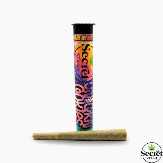 Secret Stash - Secret Stash | Full Bud Pre Roll | Unicorn Cookies | 1.2g - 1