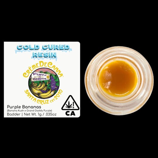Crème De Canna - Creme De Canna - Badder - Purple Bananas - 1g - ( I ) - 1