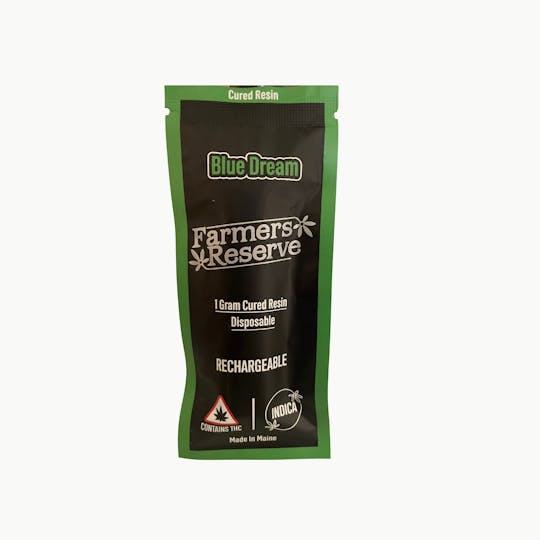 Farmers Reserve - 1 gram-Blue Dream Cured Resin -Disposable Vape - 1