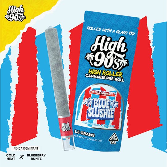 HIGH 90s - High 90s : Blue Slushie 1.5g High Roller Pre-Roll - 1