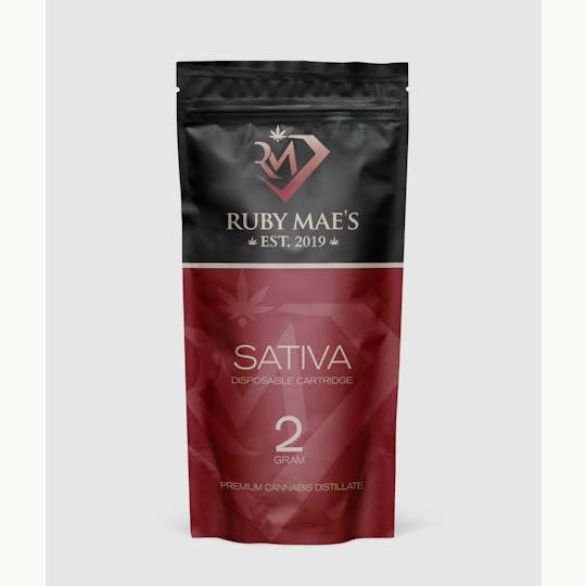 Ruby Mae's - 2g Disposable Cartridge | Black Cherry Fizz (Sativa) - 1