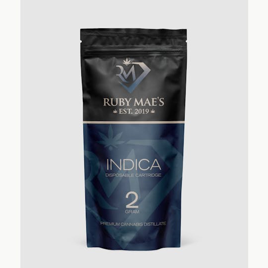 Ruby Mae's - 2g Disposable Cartridge | Rainbow Beltz (Indica) - 1