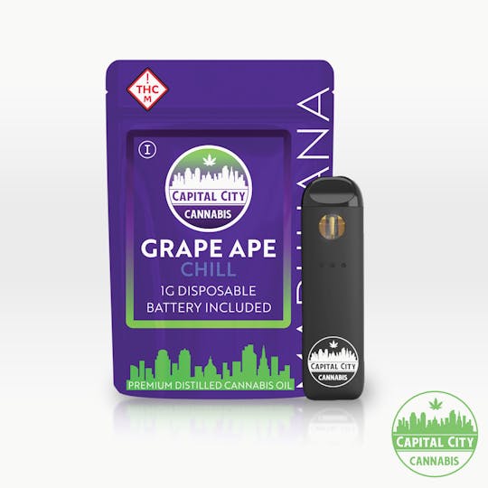 Capital City - 1g Disposable - Grape Ape - 1