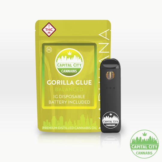 Capital City - 1g Disposable - Gorilla Glue - 1