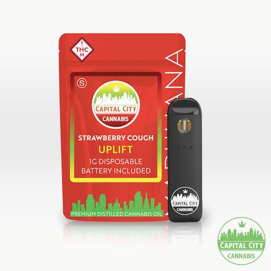 Capital City - 1g Disposable - Strawberry Cough - 1