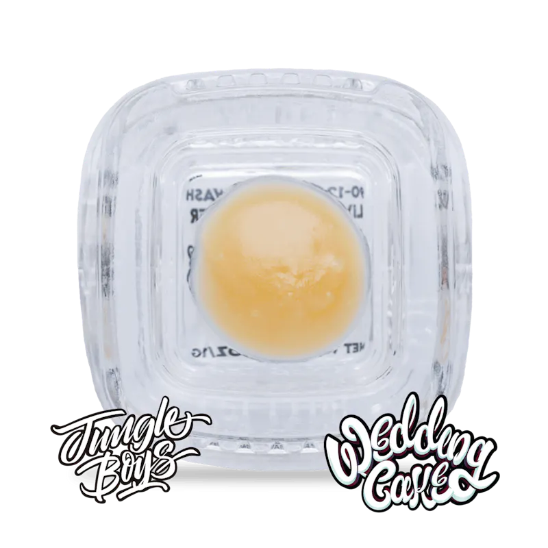 Jungle Boys Wedding Cake - .5g 90-120u 1st Wash Live Rosin Batter concentrate