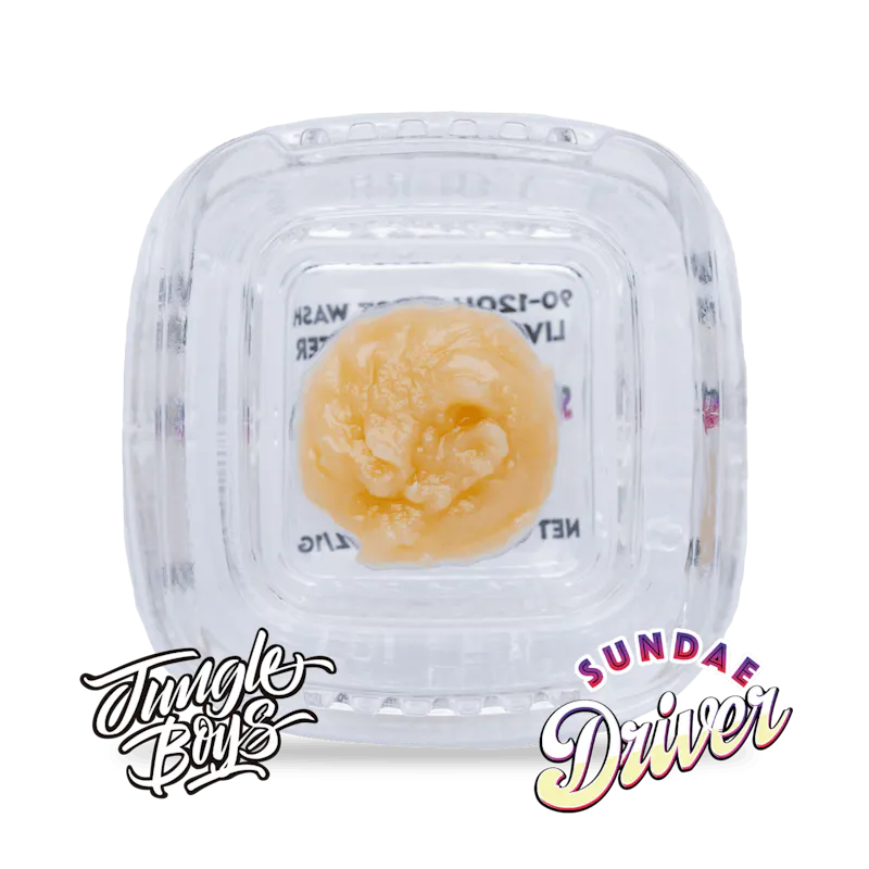 Jungle Boys Sundae Driver #19 - 1g 90-120u 1st Wash Live Rosin Batter concentrate