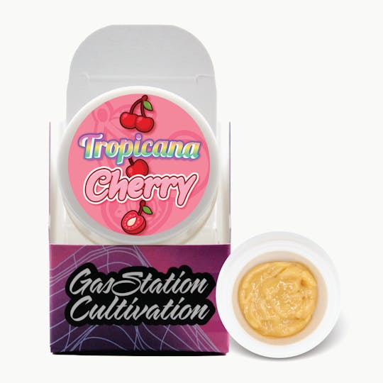 Gas Station Cultivation - Tropicana Cherry Cured Resin Badder 3.5g - 1